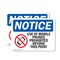 Signmission Use Of Mobile Phones Prohibited Sign With Symbol, 7 in W x Rectangle, Vinyl Decal OS-2PACK-NS-D-57-L-18801 - alternate 1